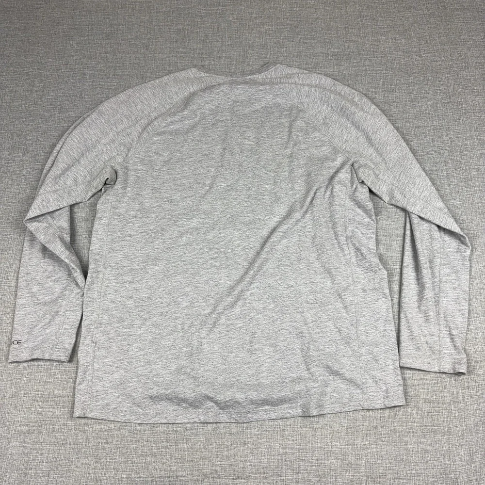 Carhartt Force Shirt Mens L Gray Long Sleeve Pocket Owen Ames Kimball Tee
